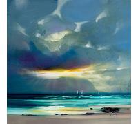 Scott Naismith Canvas West Coast Blues II, Multicolor (40 x 40 cm