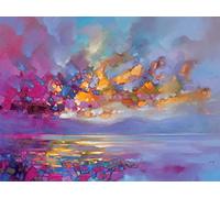 Scott Naismith Magenta de refracción Lienzo Impresiones, Multicolor, 60 x 80 cm