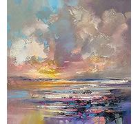 Scott Naismith The Art Group Radiant Energy - Lienzo impreso, algodón, multicolor, 1,8 x 40 x 40 cm