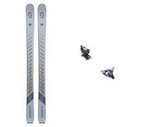 Scott - Packs esquí de travesía - Pack WS Superguide 88 2024 para Mujer de Madera - Gris Gris 144 cm.152 cm.160 cm.168 cm