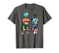 Scott Pilgrim contra el mundo Scott Hearts Ramona Camiseta