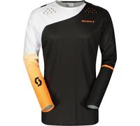 Scott Podium Pro Black Maillot de motocross, negro-naranja, tamaño L para Hombres