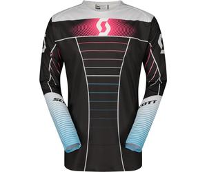 Scott Podium Pro Blue Maillot de motocross, negro-rosa, tamaño S para Hombres