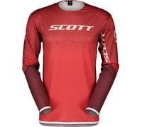 Scott Podium Pro Maillot rojo/gris de motocross, gris-rojo, tamaño XL para Hombres