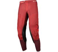 Scott Podium Pro Pantalones rojos / grises de motocross, gris-rojo, tamaño 34 para Hombres