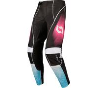 Scott Podium Pro S25, pantalones textiles 36 male Negro/Blanco/Azul/Fucsia