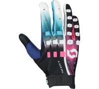 Scott Podium Pro Stealth Blue Guantes de motocross, azul/rosa, Talla 2XL