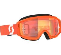 Scott Primal Gafas de motocross, Naranja/Blanco, Talla única