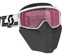 Scott Primal Safari Facemask Gafas de nieve blancas y negras, negro-blanco para Hombres