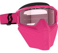 Scott Primal Safari Facemask Gafas de nieve, negro-rosa para Hombres