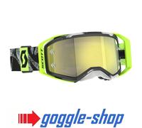 Scott Prospect 2.0 Motocross Gafas - Caviar Negro Seguridad Amarillo Espejo