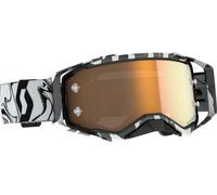 Scott Prospect Amplifier Gafas de Motocross en blanco y negro, Oro, Talla única
