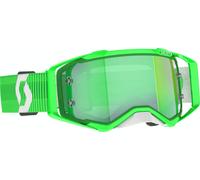 Scott Prospect Chrome Gafas de motocross verdes/blancas, blanco-verde para Hombres