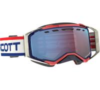Scott Prospect Light Sensitive Retro Gafas de nieve blancas/azules, blanco-azul para Hombres
