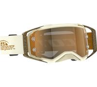 Scott Prospect Pro Circuit AMP MX Offroad - Gafas Proteccion Sol color blanco/marrón con lente cromada dorada