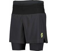 Scott - RC Run M Hybrid Short Black/Yellow - Talla L - Negro Negro L