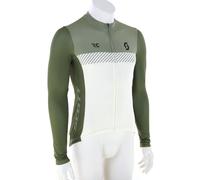 Scott RC Team L/S Caballeros Camiseta para ciclista M Verde oliva oscuro