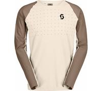 Scott - Ropa MTB - Trail Vertic Pro LS Tee M Cotton White Toast Beige - Talla M - Blanco Blanco M