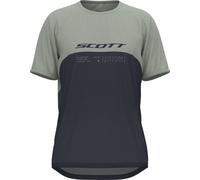 Scott - Ropa MTB - Vertic DRI SS Tee M Dark Blue Spray Grey - Talla S - Azul marino Azul marino S