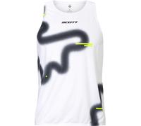 Scott - Ropa para trail running - RC Run Tank M White Black - Talla M - Blanco Blanco M