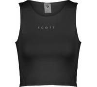 Scott - Ropa trail running mujer - Endurance Crop Top W Black para Mujer - Talla XS - Negro Negro XS