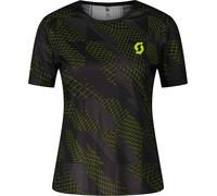 Scott - Ropa trail running mujer - RC Run SS Tee W Black/Yellow para Mujer - Talla M - Negro Negro M