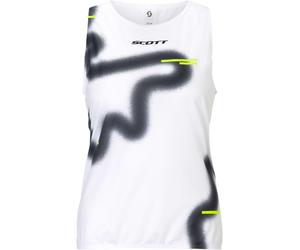 Scott - Ropa trail running mujer - RC Run Tank W White Black para Mujer - Talla S - Blanco Blanco S