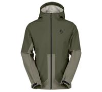 Scott SCO Jacket M's Explorair Softshell dust grey/douglas green/S (gris/verdeglas)