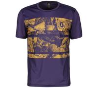 SCOTT Shirt M's Trail Flow Ss - Hombre - Violeta / Marrón - talla L- modelo 2024