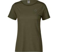 Scott - Shirt W's Endurance Lt SS Fir Green para Mujer de Lana - Talla S - Caqui Caqui S