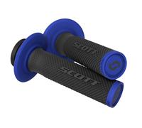 Scott SX II Grips Lock On para Manillar, Set Griffe + Cam, Azul/Negro