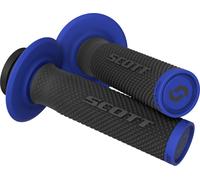 Scott SX II Lock-On Juego de puños + levas, negro/azul, Talla única