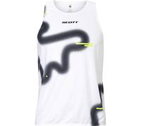 Scott - Ropa para trail running - RC Run Tank M White Black - Talla S - Blanco Blanco S