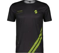 SCOTT Tee M's Rc Run Ss - Hombre - Negro / Amarillo - talla XL- modelo 2024