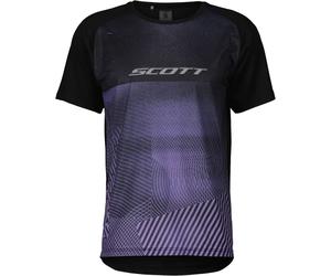 SCOTT Tee M's Trail Tuned Ss - Hombre - Negro / Violeta - talla M- modelo 2025