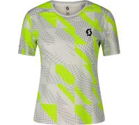 SCOTT Tee W Rc Run Ss - Mujer - Blanco / Amarillo - talla S- modelo 2025