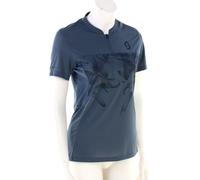 Scott Trail Flow Zip Mujer Camiseta para ciclista L Azul oscuro