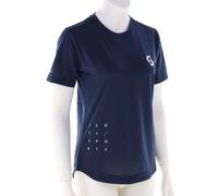 Scott Trail Vertic Dri S/S Mujer Camiseta para ciclista XL Azul oscuro
