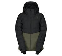 Scott Ultimate Warm, chaqueta de pluma de fibra, mujer, verde oscuro/negro 40(L)