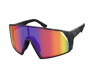 Scott Unisex Sonnenbrille Pro Shield, Marble Schwarz - Teal Chrome, 289232