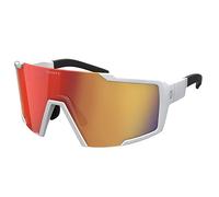 SCOTT Unisex Sonnenbrille Shield Compact, Weiß Matt - Rot Chrom, 289235