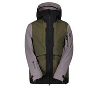 Scott Vertic GTX 3L, chaqueta hardshell, hombre, gris/verde oscuro L(52) Evening Grey/Douglas Green