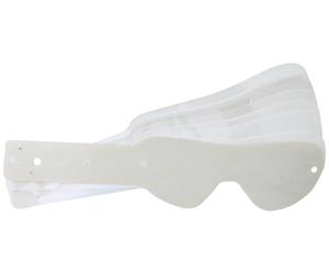 Scott Voltage MX/Voltage Pro Air/83/87/89/Bevo Works Holeshot Tear Off 10 Pack Tear Offs, transparente para Hombres