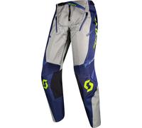 Scott X-Plore, pantalones textiles 32 male Azul/Gris Claro/Amarillo Neón