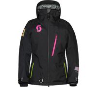 Scott XT Shell Chaqueta para motonieve para damas, negro-rosa, tamaño L para Mujer