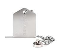 SCOTTCHEN Lijadora de banda y lijadora de disco, herramienta de seguridad de acero inoxidable de 1/8 pulgadas, escala de distancia segura con imán antipérdida