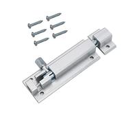 scottchen Pro Pestillo de puerta deslizante, perno de barril con base de aleación de aluminio, núcleo de pestillo de acero sólido, cerradura de seguridad deslizante de puerta sólida resistente,