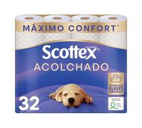Scottex Acolchado Papel Higiénico Seco 32 rollos