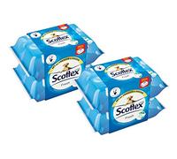 Scottex Fresh Papel Higiénico Húmedo - Pack de 4 x 74 servicios