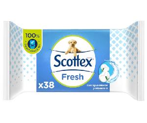 Scottex Papel Higiénico Húmedo Fresh 38 Uds